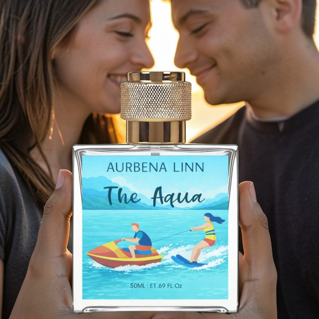 Aurbena Linn Aqua perfume – long lasting smooth jasmine fragrance, 50ml